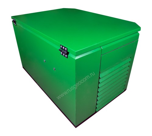 Тихий зимний кожух для генератора 1200 RAL 6002 Тихий зимний кожух для генератора 1200 RAL 6002