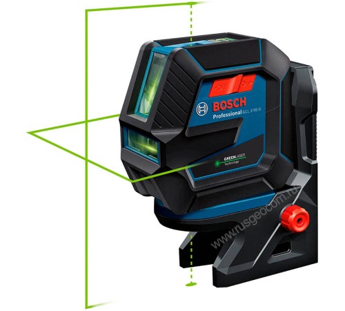 Лазерный уровень Bosch GCL 2-50 G с калибровкой + BT 150
