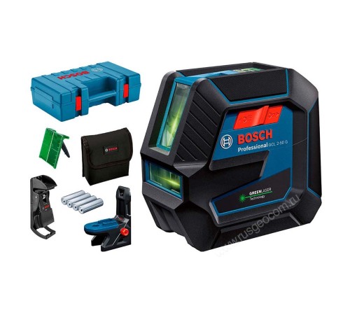 Лазерный уровень Bosch GCL 2-50 G с калибровкой + DK 10