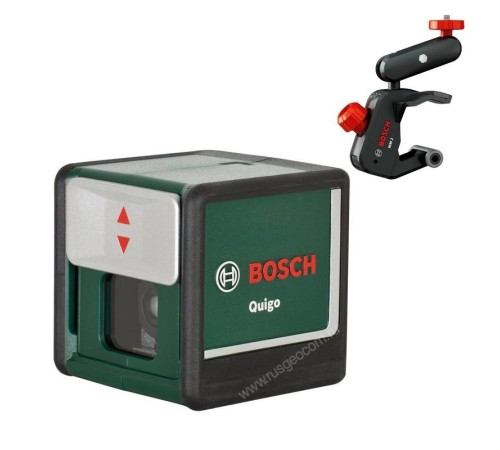 Лазерный уровень BOSCH Quigo III с калибровкой с держателем MM2 Лазерный уровень BOSCH Quigo III с калибровкой с держателем MM2