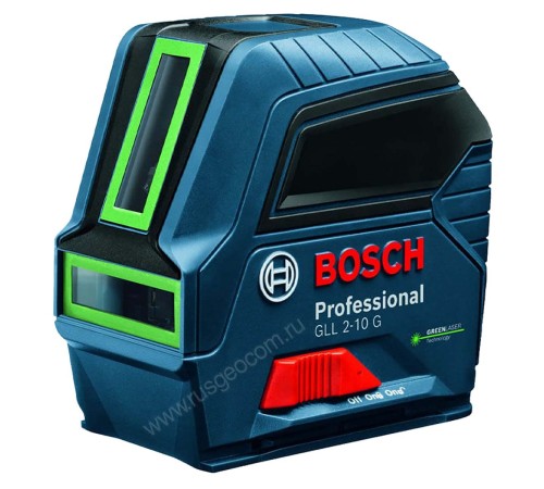 Лазерный уровень Bosch GLL 2-10 G Professional с калибровкой