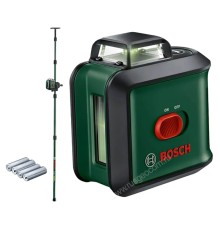 Лазерный уровень Bosch UniversalLevel 360 с калибровкой + штанга TP 320