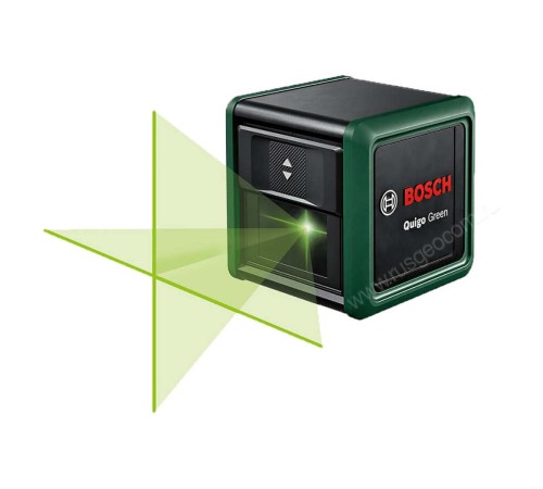 Лазерный уровень Bosch Quigo Green с зеленым лучом с калибровкой
