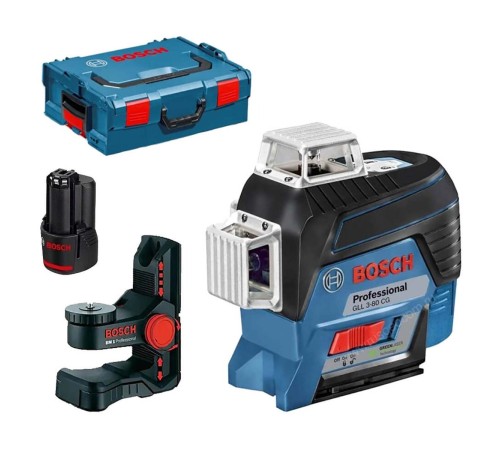 Лазерный уровень Bosch GLL 3-80 CG с калибровкой + BM 1 + GBA 12V + L-Boxx Лазерный уровень Bosch GLL 3-80 CG с калибровкой + BM 1 + GBA 12V + L-Boxx
