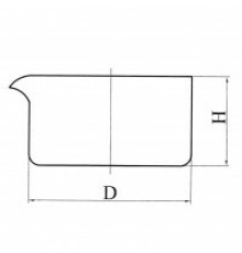 Чаша кристаллизационная ЧКЦ-1-100