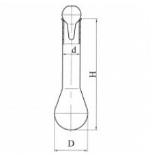 Колба Къельдаля 2-100-22 с цилиндрической горловиной
