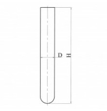 Пробирка мерная 30 мл, эскиз из 2-1113