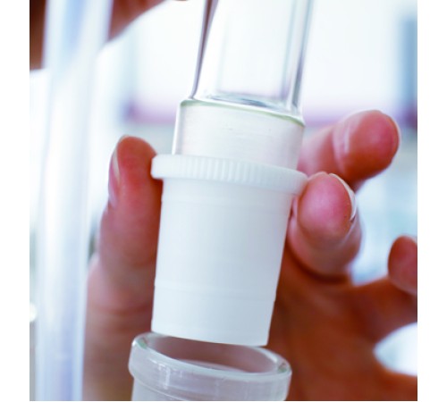 Уплотнительная вставка Bohlender с зажимным кольцом, NS 60/46, PTFE (Артикул H 933-12) Уплотнительная вставка Bohlender с зажимным кольцом, NS 60/46, PTFE (Артикул H 933-12)