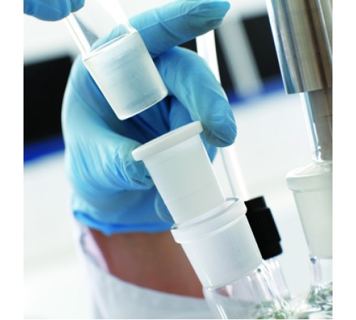 Уплотнительная вставка Bohlender с зажимным кольцом, NS 60/46, PTFE (Артикул H 933-12) Уплотнительная вставка Bohlender с зажимным кольцом, NS 60/46, PTFE (Артикул H 933-12)