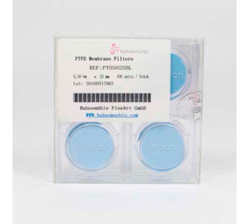 Мембранные фильтры Hahnemühle из PTFE, 5 мкм, Ø 47 мм, нестерильные, белые Мембранные фильтры Hahnemühle из PTFE, 5 мкм, Ø 47 мм, нестерильные, белые