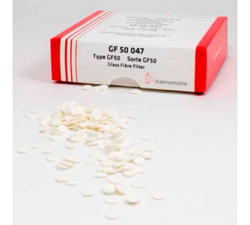 Фильтры Hahnemühle GF52 из стеклянного микроволокна, круглые, Ø 47 мм, без связующих агентов
