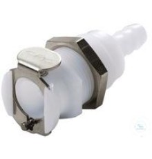 8763-1050 Burkle CPC Муфта POM, внутренняя резьба, без клапана, крепление., 8мм