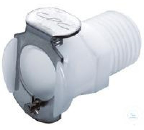 8760-1142 Муфта Burkle CPC, POM, внутренняя, с клапаном, 1/4 "NPT 8760-1142 Муфта Burkle CPC, POM, внутренняя, с клапаном, 1/4 "NPT