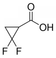 2,2-Дифторциклопропанкарбоновая кислота, 95%, Alfa Aesar, 5 г