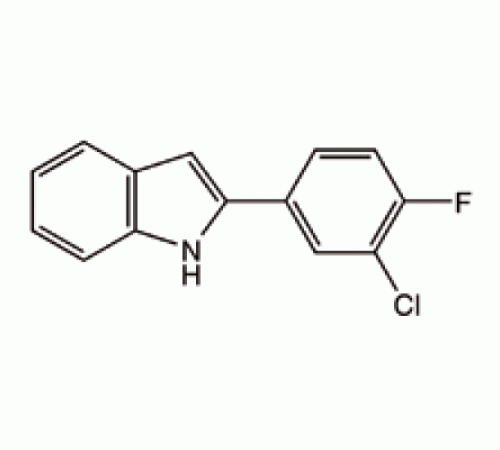 2 - (3-хлор-4-фторфенил) индол, 98%, Alfa Aesar, 1 г
