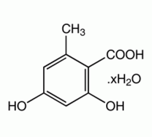 2,4-дигидрокси-6-метилбензойной кислоты гидрат, 97%, Alfa Aesar, 1 г