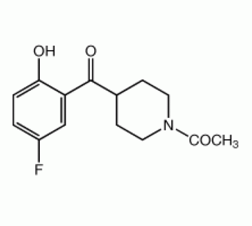 1-Ацетил-4- (5-фтор-2-гидроксибензоил) пиперидин, 96%, Alfa Aesar, 5 г