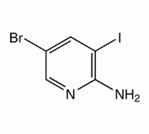2-Амино-5-бром-3-йодпиридин, 98%, Alfa Aesar, 1г