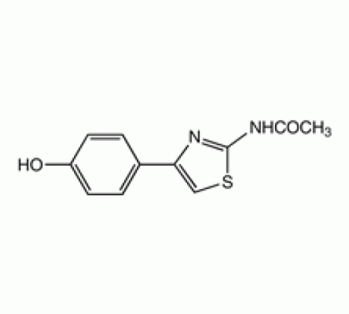 2-ацетамидо-4- (4-гидроксифенил) тиазол, 97%, Alfa Aesar, 2г
