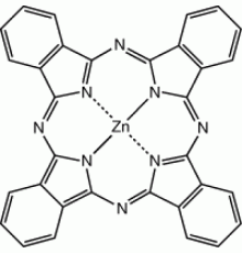 Фталоцианин цинка, 95%, Alfa Aesar, 10 г