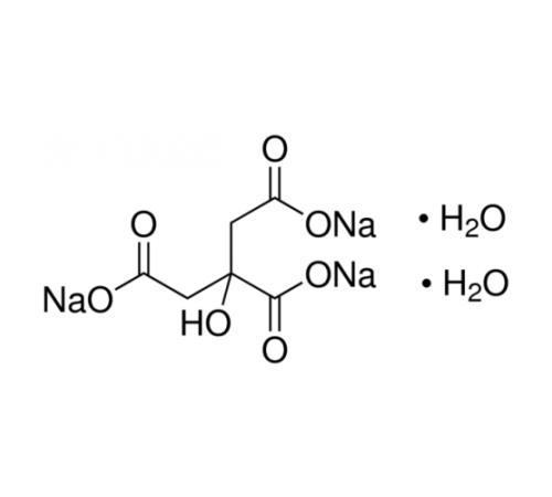 Натрия цитрат 3-зам. 2-водн., для аналитики, ACS, Panreac, 500 г