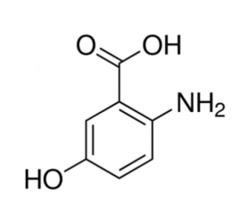2-Амино-5-гидроксибензойной кислоты, 98%, Alfa Aesar, 25 г
