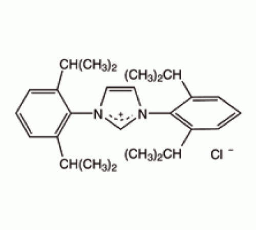 1,3-бис(2,6-диизопропилфенил)имидазолиум хлорид, 97%, Acros Organics, 2г