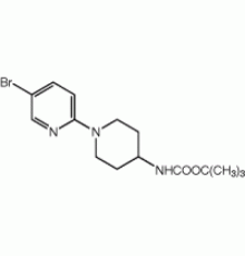 2 - [4 - (Boc-амино) -1-пиперидинил] -5-бромпиридина, 96%, Alfa Aesar, 1 г