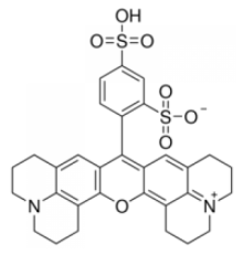 Сульфородамин 101 (свободн. кислота), 99%, pure, laser сорт, Acros Organics, 100мг