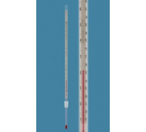 Термометр Amarell на шлифе NS 14,5/23, -10...+150/0,5°C, глубина погружения 52 мм (Артикул D262236-FL)