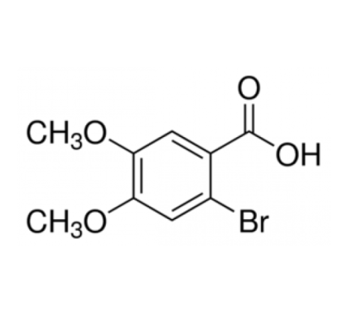 2-бром-4,5-диметоксибензойная кислота, 97%, Acros Organics, 5г