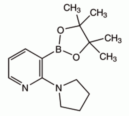 2 - (1-пирролидинил) пиридин-3-бороновой кислоты пинакон, 95%, Alfa Aesar, 1г