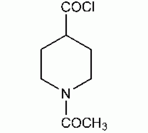 Хлорид 1-ацетилпиперидин-4-карбонил, 97%, может содержать до около 1M HCl, Alfa Aesar, свободный 1 г