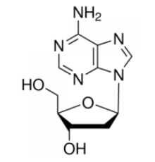 2'-дезоксиаденозин моногидрат, 99%, Alfa Aesar, 5 г