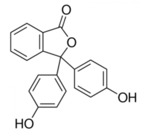 Фенолфталеин, ACS реактив., Acros Organics, 500г