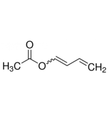 1-Ацетокси-1, 3-бутадиен, цис + транс, 90 +%, удар. с 0,1% 4-трет-бутилкатехола, Alfa Aesar, 2г
