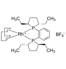 1,2-бис((2S,5S)-2,5-диэтилфосфоlano)бензол(циклооктадиен)родия(I) тетрафторборат, 97%, Acros Organics, 250мг