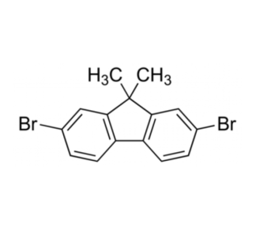 2,7-дибром-9,9-диметилфлуорен, 98%, Acros Organics, 25г