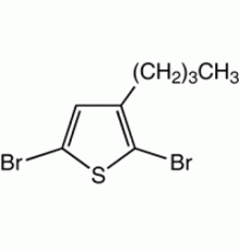 2,5-дибром-3-н-бутилтиофен, 96%, Alfa Aesar, 250 мг
