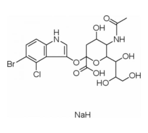 Натриевая соль 5-бром-4-хлор-3-индолил -DN-ацетилнейраминовой кислоты 90% Sigma B4666