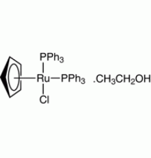 Хлор (циклопентадиенил) бис (трифенилфосфин) рутений (II) этанол аддукт, Ru 13,09%, Alfa Aesar, 5 г