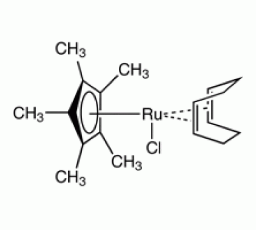 Хлор (1,5-циклооктадиен) (пентаметилциклопентадиенил) рутений (II), Ru 26,6%, Alfa Aesar, 1г