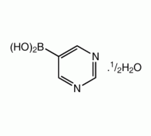 Пиримидин-5-бороновой кислоты полугидрат, 97%, Alfa Aesar, 10 г