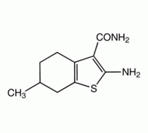 2-Амино-6-метил-4,5,6,7-тетрагидро-бензо [b] тиофен-3-карбоксамид, 96%, Alfa Aesar, 1г