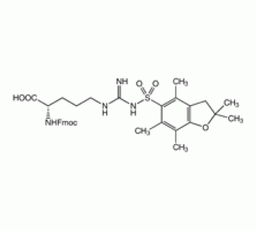 Нальфа-Fmoc-Nomega- (2,2,4,6,7-пентаметил-2, 3-дигидро-бензо [Ь] фуран-5-илсульфонил) -L-аргинин, 98%, Alfa Aesar, 25 г