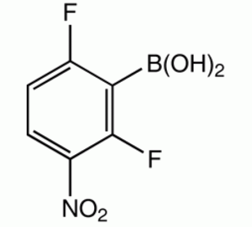 2,6-дифтор-3-нитропбензолбороновая кислота, 96%, Alfa Aesar, 1 г