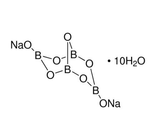 Натрия тетраборат 2-зам. 10-водн., для аналитики, ACS, ISO, Panreac, 500 г