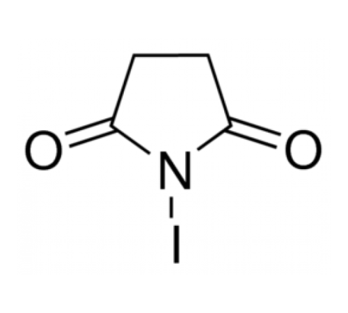 Н-йодсукцинимид, 97%, Alfa Aesar, 100 г