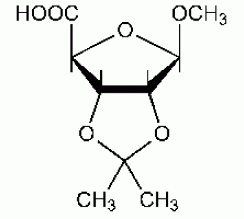 2,3-О-изопропилиден-1-O-метил-D-рибозная кислота, 97%, Alfa Aesar, 1 г