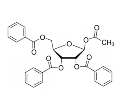 1-O-ацетил-2, 3,5-три-O-бензоил- ^ BD-рибофуранозы, 98%, Alfa Aesar, 5 г